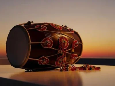 indian-dhol-drum-sunset-landscapegraphy-free-photo